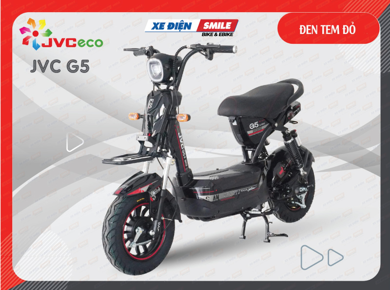 Xe điện JVC G5 thiết kế theo phong cách hiện đại, bền bỉ