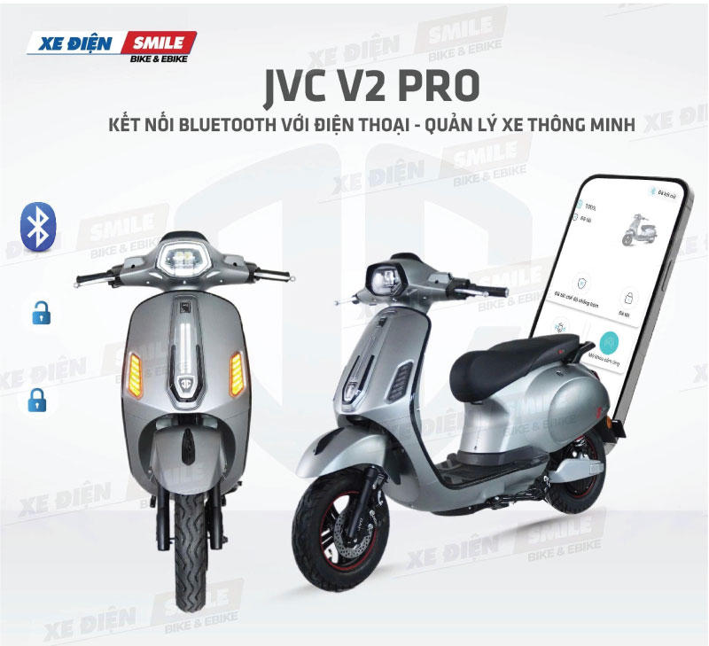 Xe máy điện Vespa JVC V2 Pro