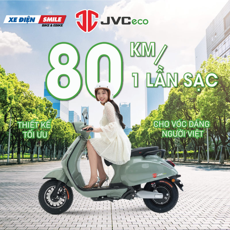Xe điện JVC V6 mang nét đẹp Vespa cổ