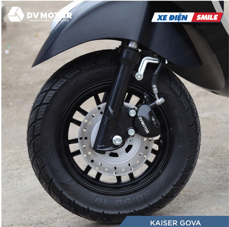 Xe ga 50cc Kaiser Gov trang bị phanh đĩa thủy lực