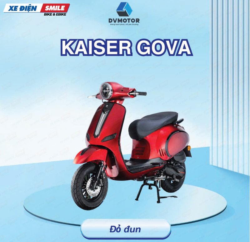 Xe ga 50cc Kaiser Gova sở hữu thiết kế tinh tế