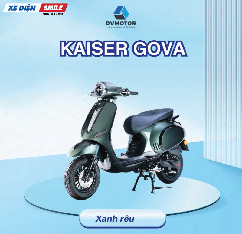 Xe Kaiser Gova 50cc mang đến sự đẳng cấp cho người dùng