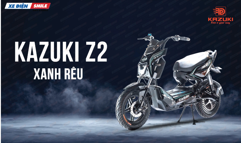 Xe máy điện Kazuki Xmen Z2 mang dáng vẻ năng động, hầm hố