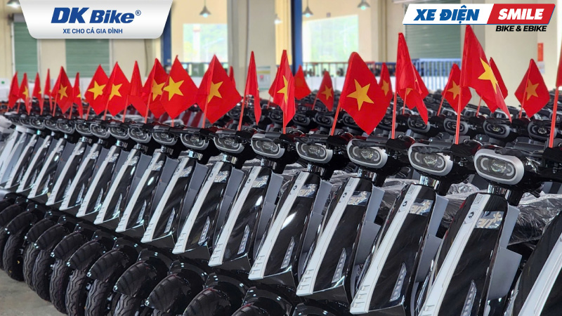 xe đạp điện màu đen được giới trẻ ưa chuộng