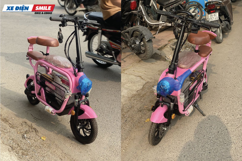 Xe đạp điện mini có thiết kế nhỏ gọn