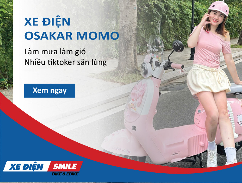 Osakar Momo: Xe điện “làm mưa làm gió”, nhiều TikToker săn lùng