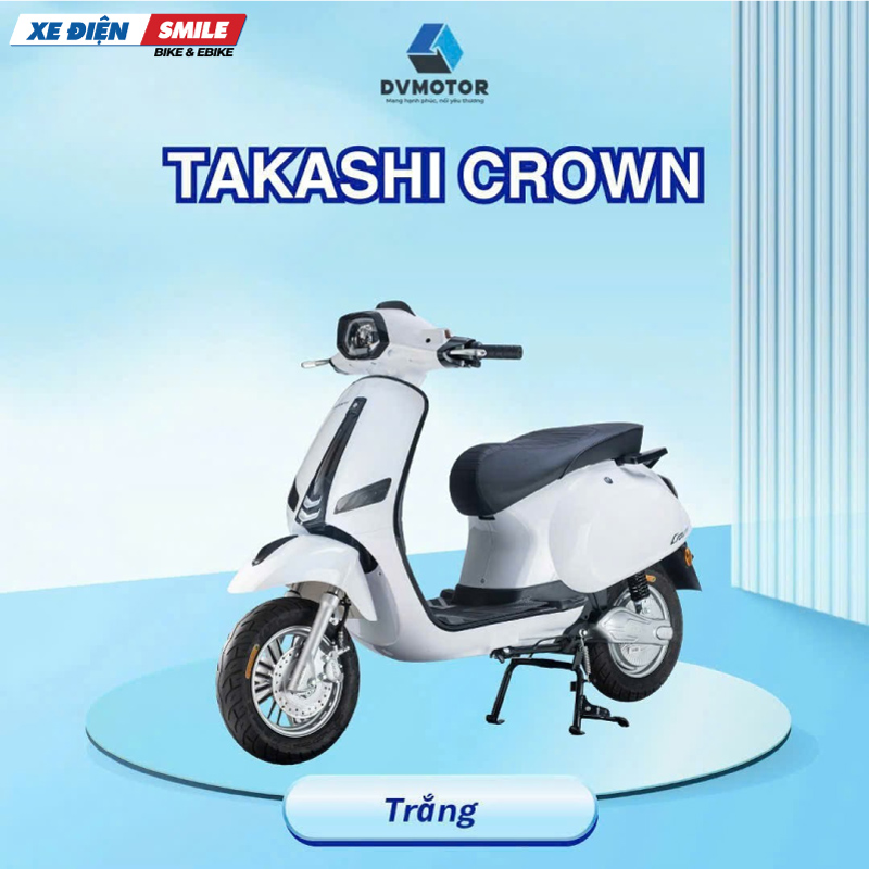 Vespa Takashi Crown đã được trang bị những tính năng an toàn cho người dùng