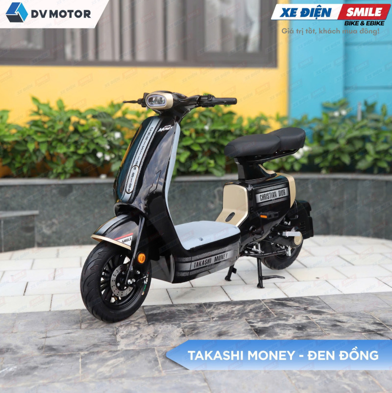 Mua xe máy điện Takashi Money (5 bình) chính hãng tại Xe Điện Smile