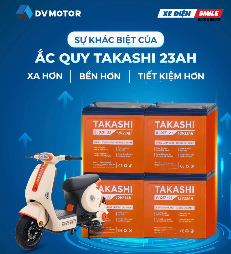 Takashi Mono Plus (4 bình) - Thiết kế hiện đại, công nghệ thông minh