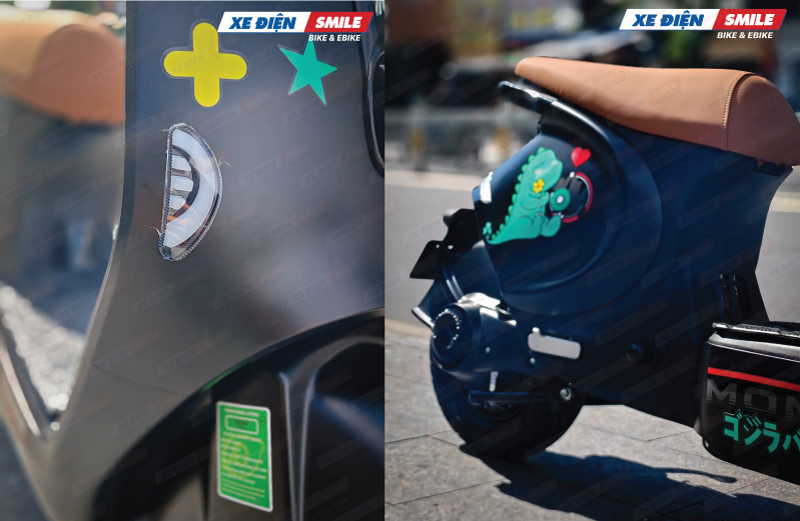 Những chú khủng long xanh nhỏ xinh được bố trí tinh tế