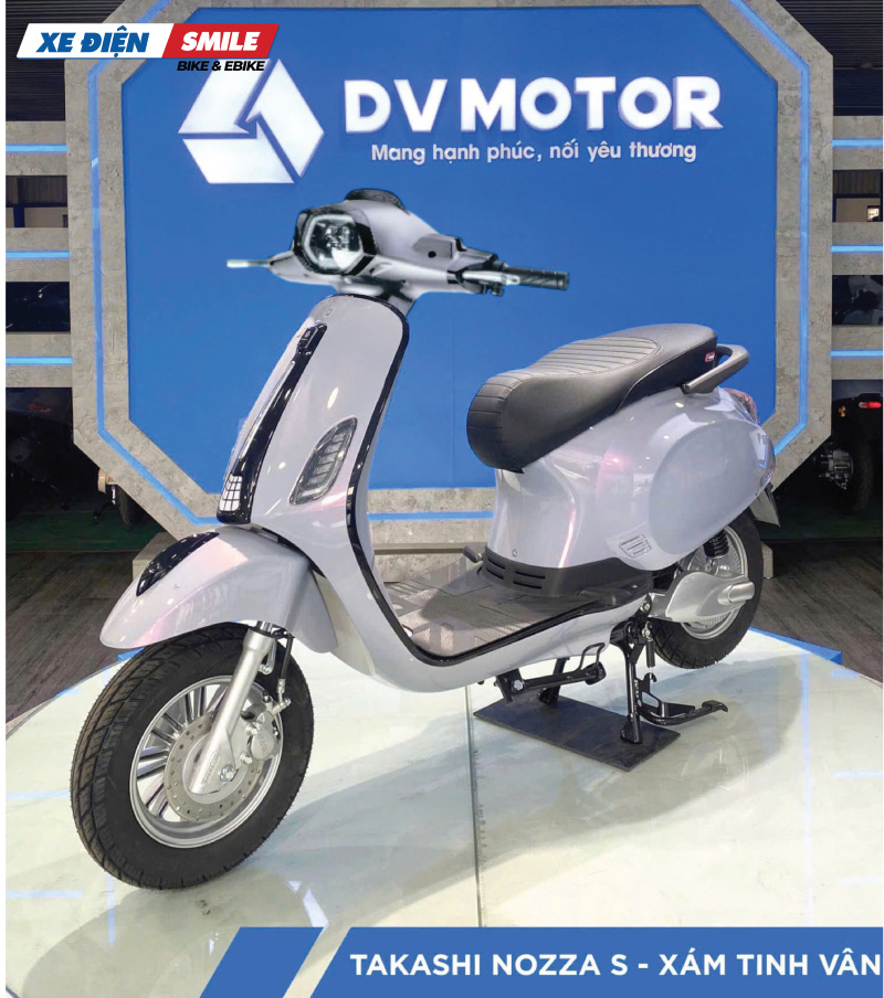 Xe điện Nozza S đèn vuông được trang bị đồn cơ mạnh mẽ