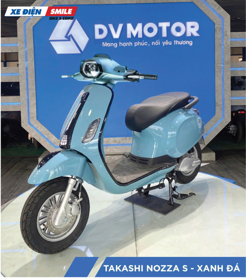 Xe điện Nozza S đèn vuông sở hữu Lốp không săm kích thước lớn