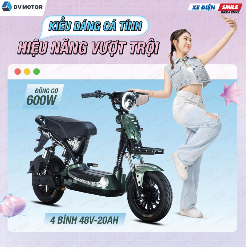 Hình ảnh Takashi S8 màu xanh bộ đội