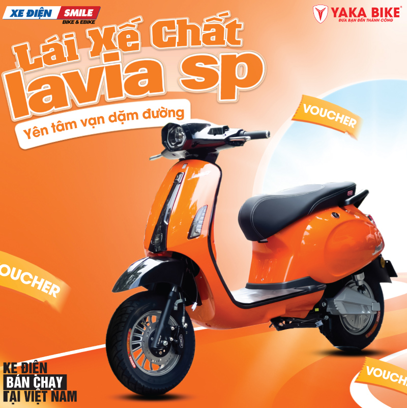 Xe điện Yaka Lavia SP phù hợp với học sinh, sinh viên