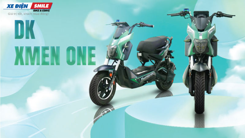 Xe máy điện DK Xmen One có tốc độ 50km/h, quãng đường 80km