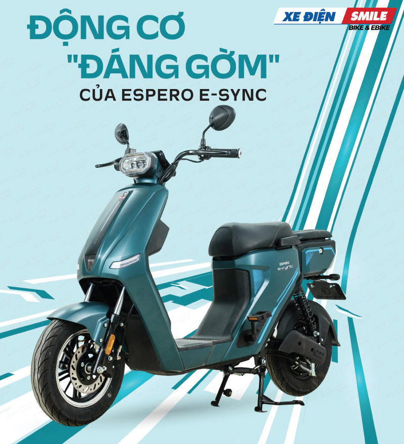 ESPERO E-Sync có động cơ 1050W