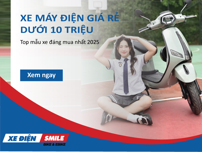 Tổng hợp những mẫu xe giá rẻ dưới 10 triệu