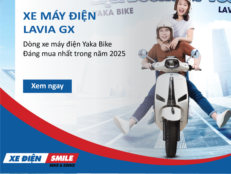 Lavia GX - Dòng xe máy điện Yaka Bike đáng mua nhất trong năm 2025