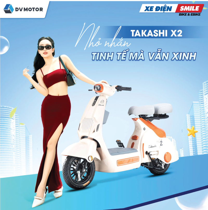 Takashi X2 dòng xe chính hãng từ DV Motor