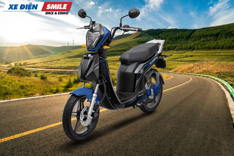 xe đạp điện VinFast Luho màu xanh đen