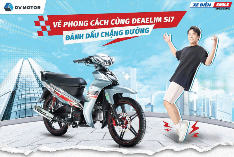 Xe máy 50cc dành cho học sinh nam sở hữu nhiều ưu điểm nổi bật