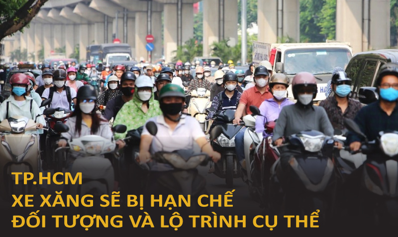 Đối tượng chuyển đổi và lộ trình cụ thể khi TP HCM hạn chế xe xăng