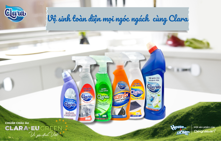 Bộ sản phẩm siêu tẩy rửa về mặt Clara