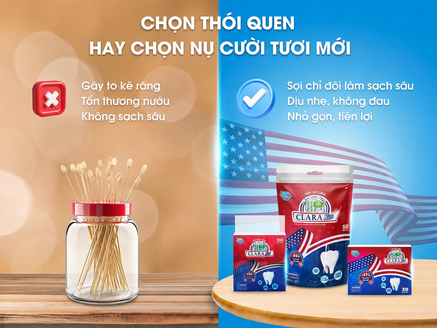 Tăm chỉ Clara Kiss
