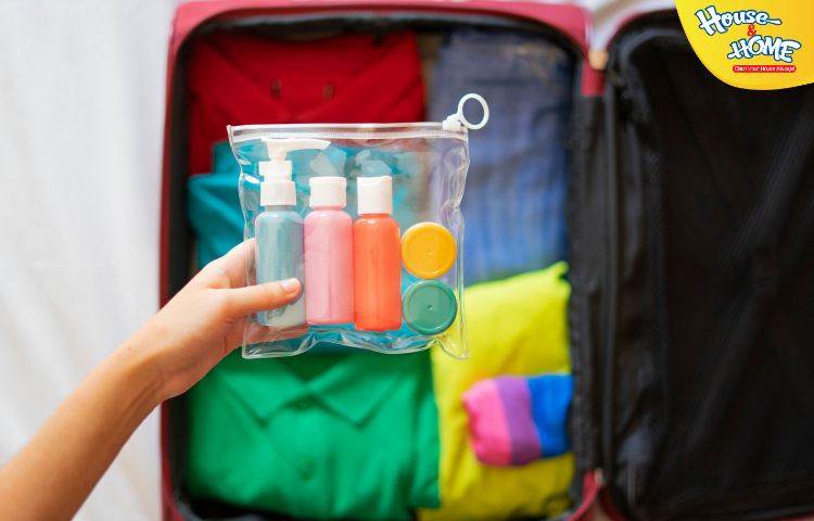 Nên sử dụng các loại túi zip hoặc ngăn chia vali để tối ưu không gian xếp đồ