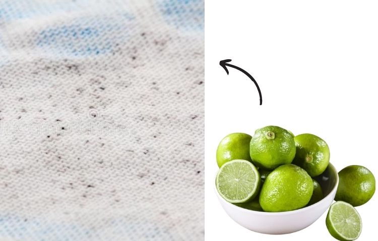 Dùng chanh để tẩy mốc quần áo