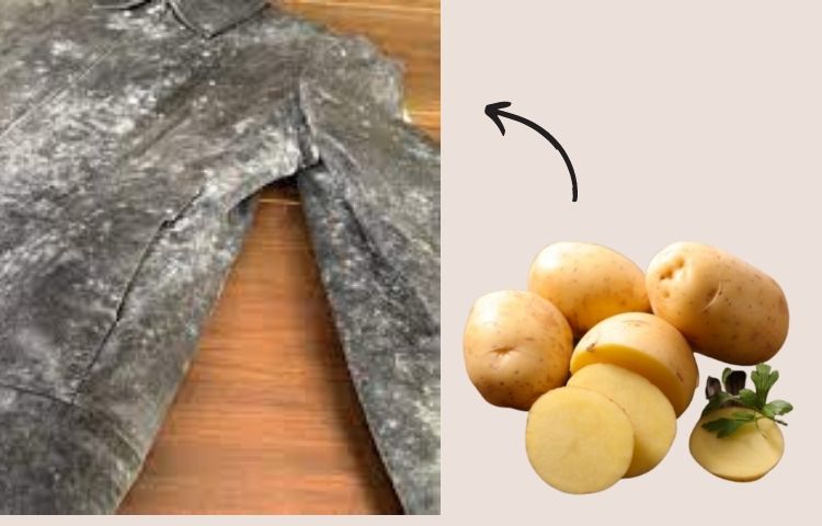 Tẩy mốc quần áo bằng khoai tây