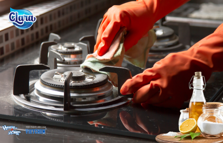 Chanh, giấm tạo thành hỗn hợp tẩy vết dầu mỡ hiệu quả