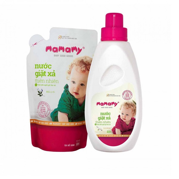 Nước giặt xả trẻ em Mamamy