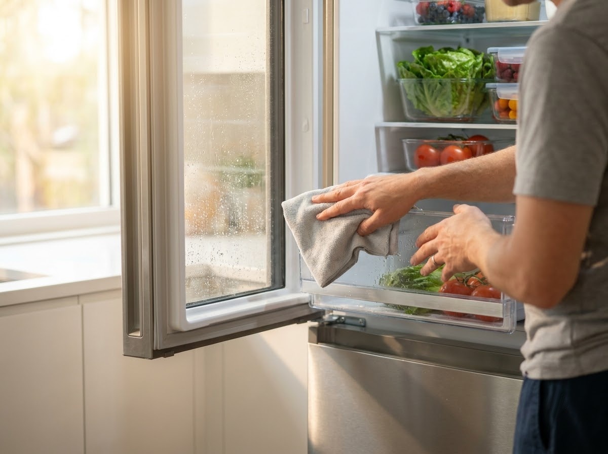 Lau Tủ Lạnh Bằng Gì Cho Sạch