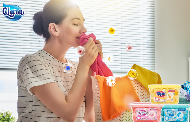 Bộ 3 Viên giặt xả 3in1 CLARA lưu hương thơm suốt ngày dài