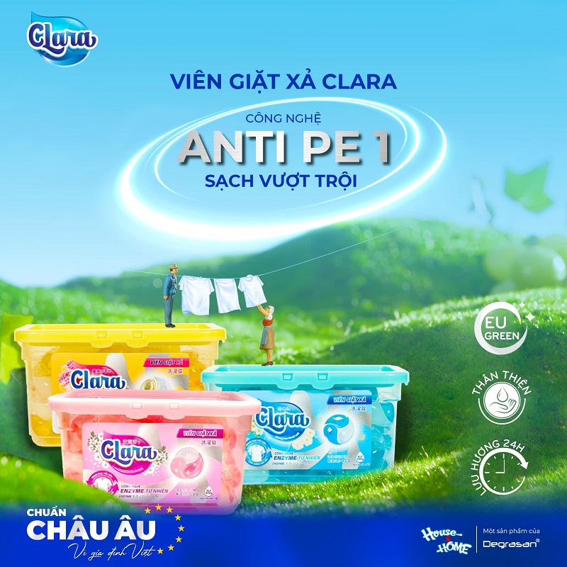 Công nghệ ANTI PE1 chống tạo cặn trên quần áo