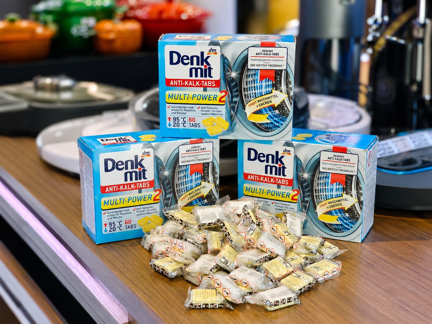 Viên tẩy lồng máy giặt Denkmit