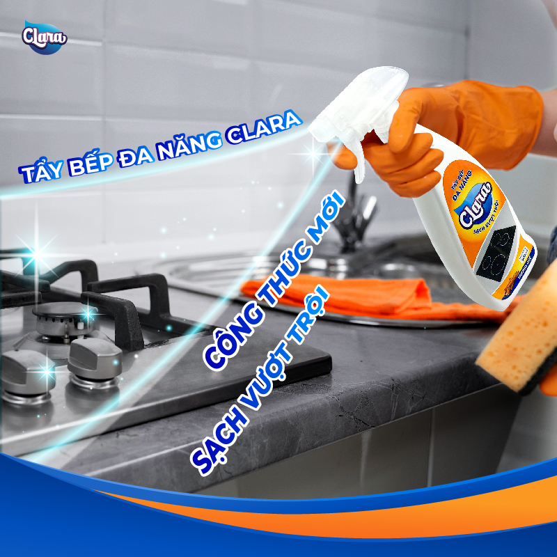 hôm nay bạn đã tẩy bếp đa năng CLARA chưa