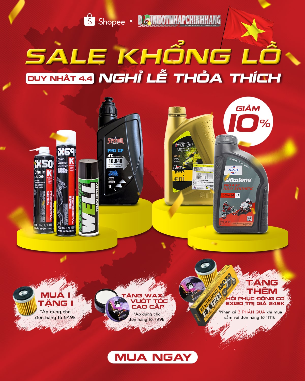 Dầu nhớt nhập chính hãng - Shopee Mall - Linh Ton Store - 350a Trịnh Đình Trọng, Hoà Thạnh, Tân Phú