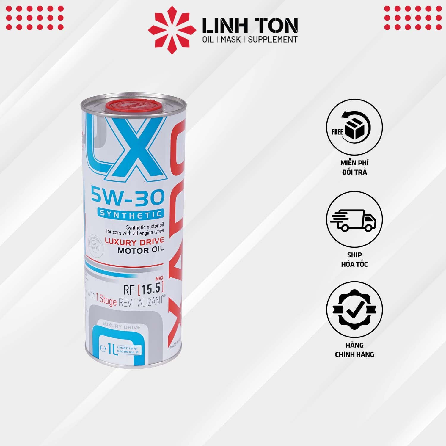 XADO ATOMIC OIL 5W30 LUXURY DRIVE 1L - Linh Ton Store - 350a Trịnh Đình Trọng, Hoà Thạnh, Tân Phú