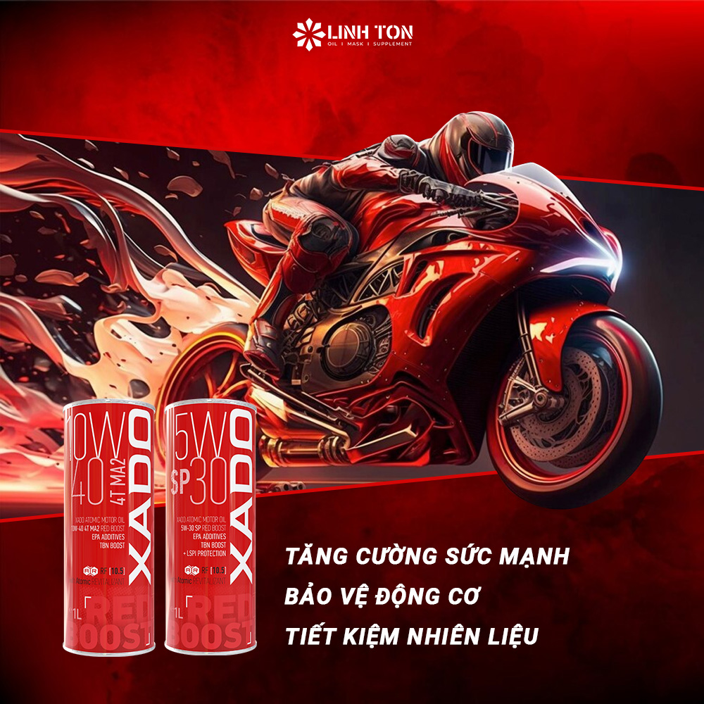Tại sao nên chọn nhớt Xado Redboost?