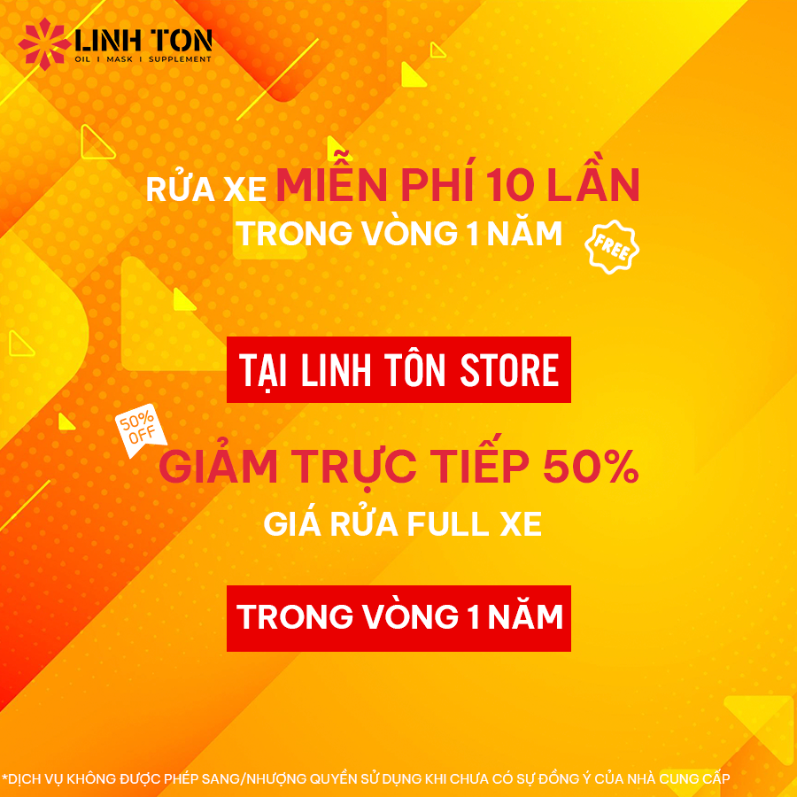 ƯU ĐÃI LỚN KHI RỬA FULL XE TẠI LINH TON STORE - 350A TRỊNH ĐÌNH TRỌNG, HOÀ THẠNH, TÂN PHÚ