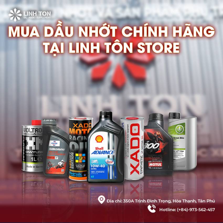 địa chỉ bán dầu nhớt xe máy