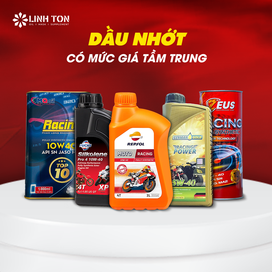 Những lựa chọn dầu nhớt tầm trung