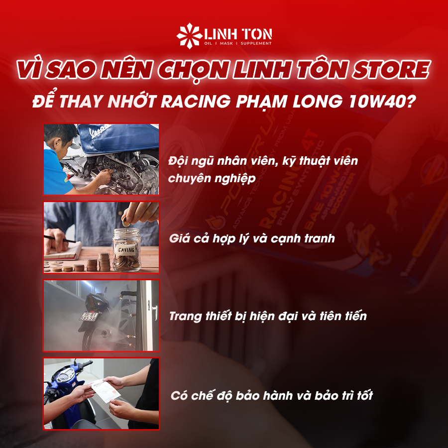 Nhớt racing phạm long 10w40 là gì?