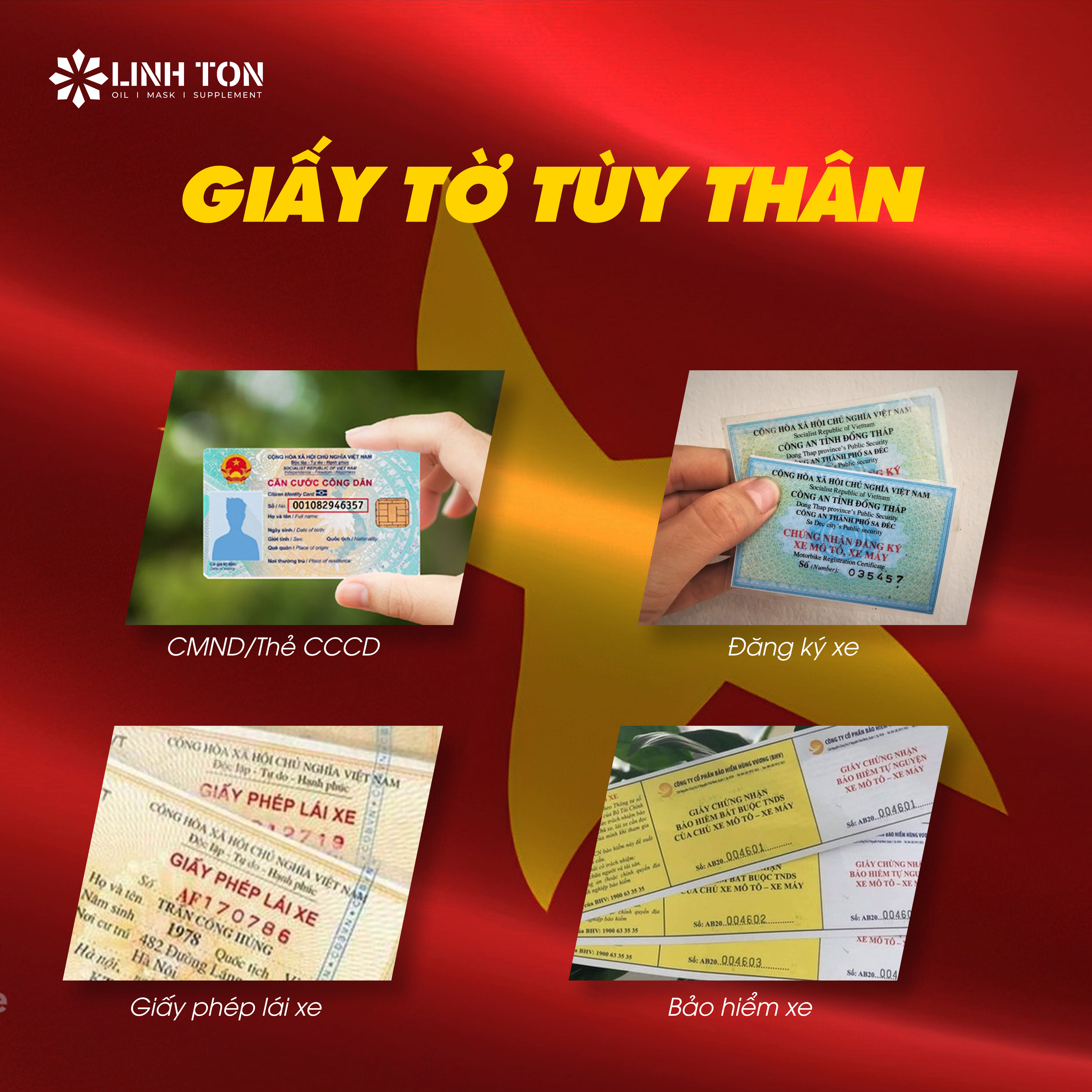 Giấy tờ cần mang theo khi di chuyển trên đường