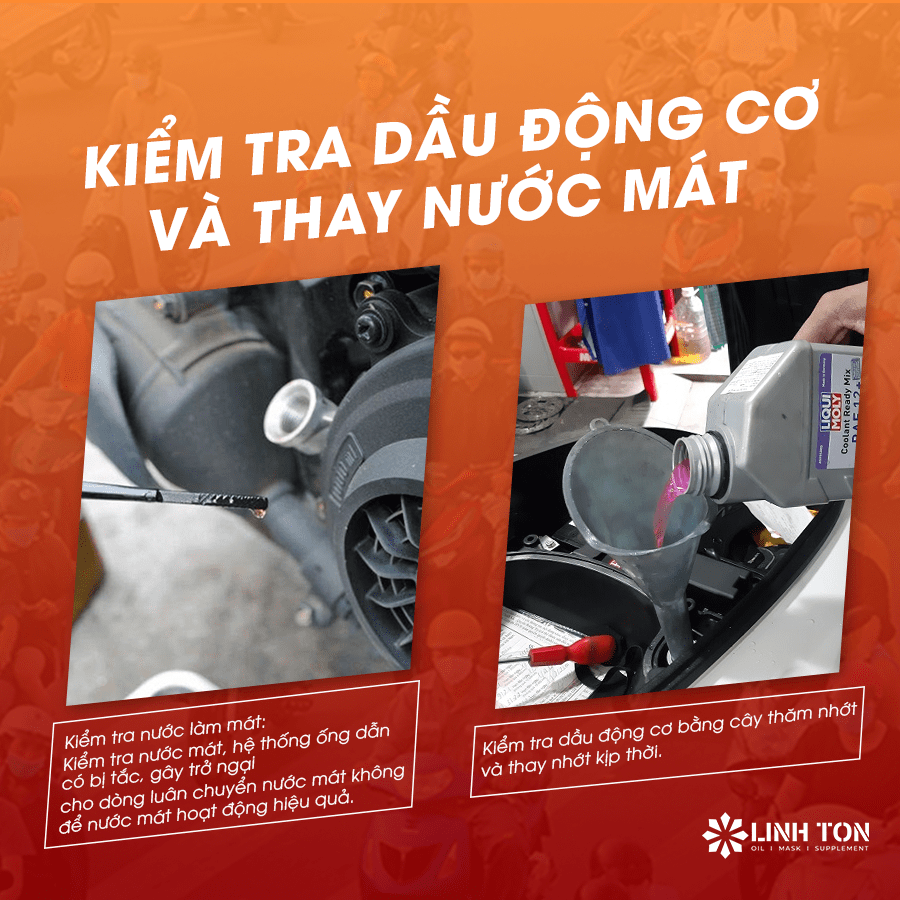 Kiểm tra dầu động cơ trong thời tiết oi bức - Linh Ton Store - 350a Trịnh Đình Trọng, Hoà Thạnh, Tân Phú - NHOT.LINHTON.VN