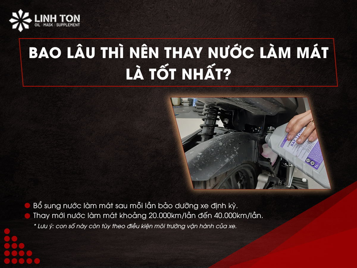 Khi nào nên thay nước làm mát xe máy là tốt nhất?