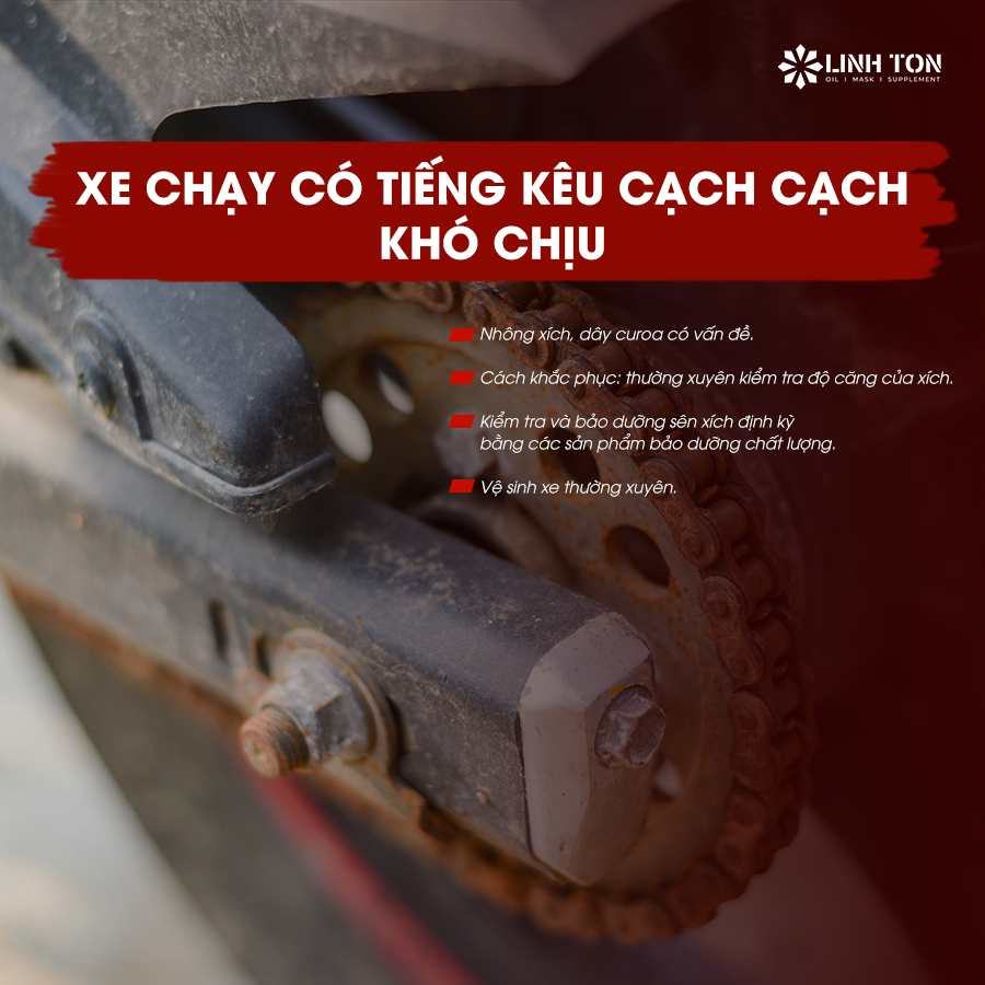 Xe chạy có tiếng kêu cạch cạch khó chịu trong thời tiết oi bức - Linh Tôn Store - 350a Trịnh Đình Trọng, Hoà Thạnh, Tân Phú - NHOT.LINHTON.VN