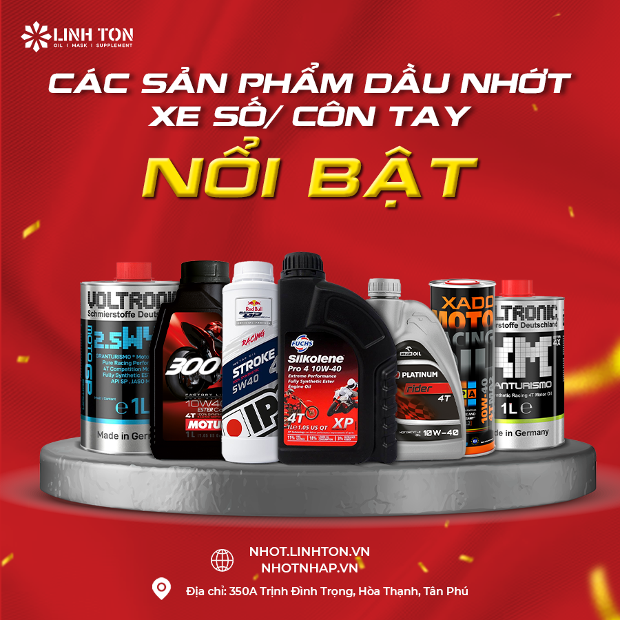 Dầu nhớt cho xe số và côn tay bán chạy nổi bật nhất